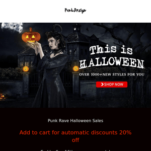 Halloween Sales-From $9.9