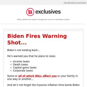 Biden fires warning shot for retirement accounts...