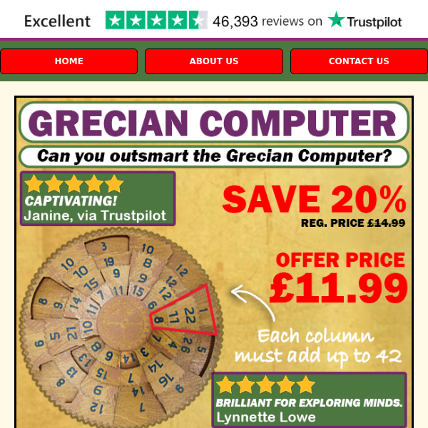 LAST CHACE! Can you outsmart the Grecian Computer?