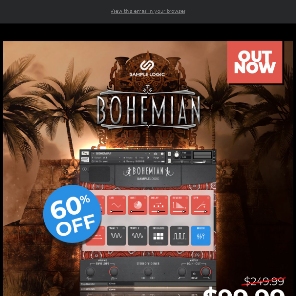 😎 60% OFF Bohemian for Kontkat Retail by Sample Logic!