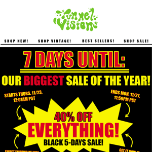 BLACK FRIDAY IS COMING! ARE U READDDDDY?!!