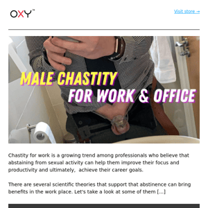 Chastity for office. How?