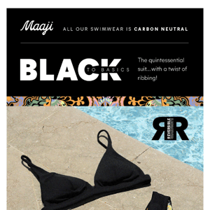 JUST IN: Black Swimwear 🖤🤩