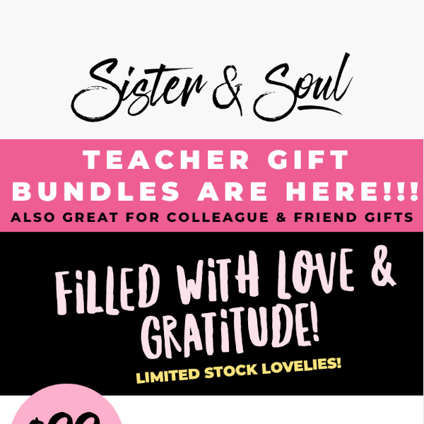 Woohoo! TEACH & INSPIRE Gift Bundles are here! 🎁