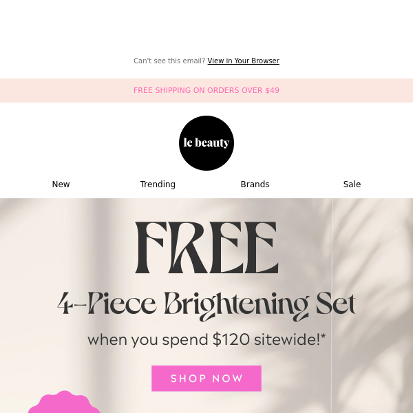 Your FREE 4-Piece Brightening Set! 🤍