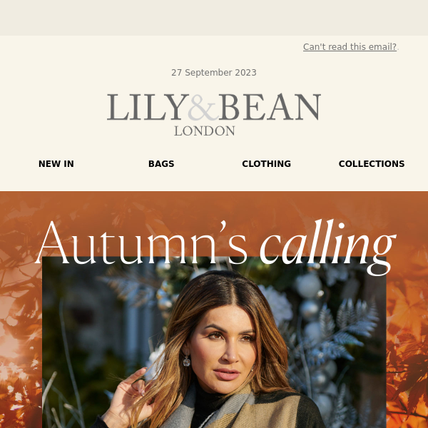 Get autumn-ready with Lily & Bean 🍂