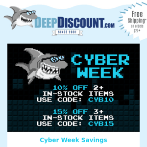 ★★★ Your Cyber Week Coupons are Here