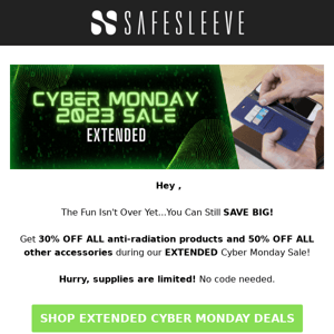 🍀 It's Your Lucky Day...Cyber Monday is EXTENDED! 🍀