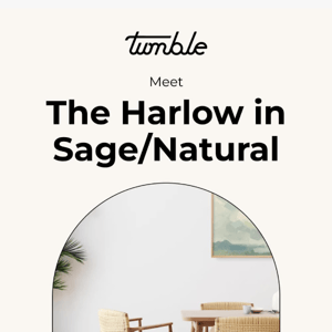 Meet Harlow in Sage/Natural!