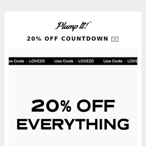 20% OFF - ENDING SOON 🔥