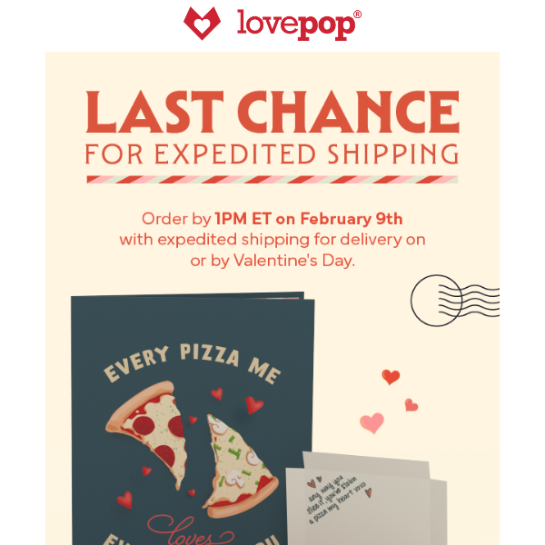 Last call for Valentine's Day