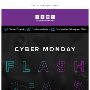 Another Cyber Monday Flash Deal is here! 💥
