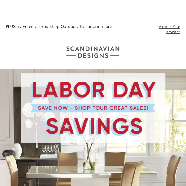 SHOP & SAVE THIS LABOR DAY!