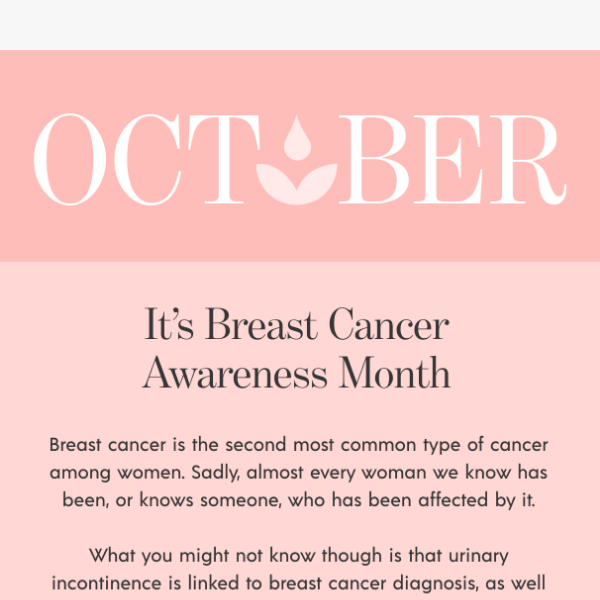 October is Breast Cancer Awareness Month