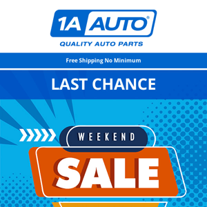 Up to 50% Off - Last Chance Weekend Sale!