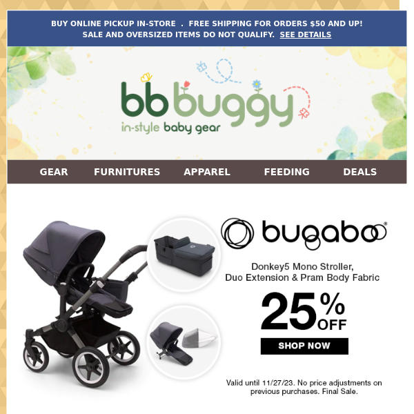 BB Buggy:  GREAT NEW DEALS ... AFFORDABLE PRICES hurry in