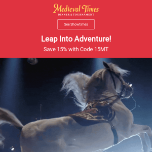🌟 Leap into Adventure! Save 15% on Tickets