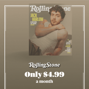 Music, film, TV and political news coverage. Get it all with Rolling Stone magazine.