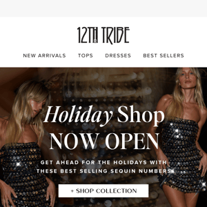 Now Open; Holiday Shop 👀
