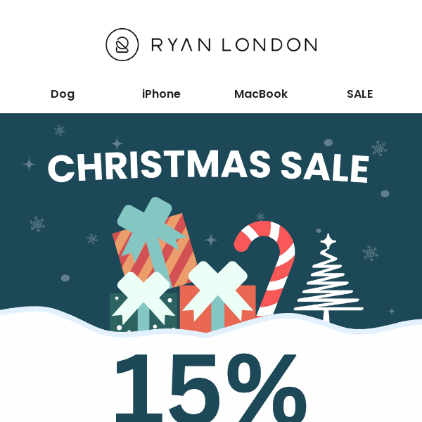 Christmas Sale with 15% OFF