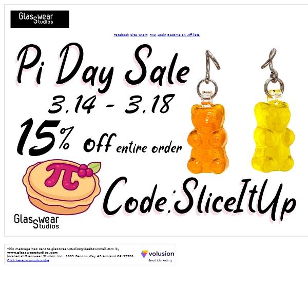 Pi Day Sale