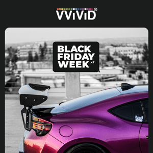 35% OFF @ VViViD 🤯 | Black Friday