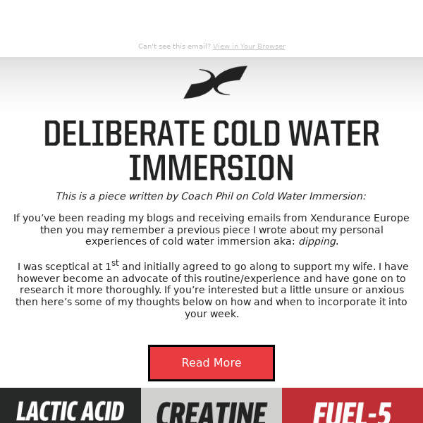 Deliberate Cold Water Immersion