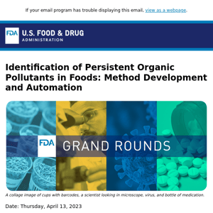 FDA Grand Rounds (April 13, 2023)