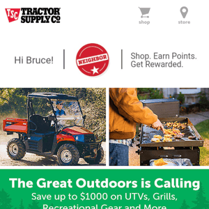 The Great Outdoors is Calling