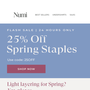 FLASH SALE 📸 25% Off Spring Staples