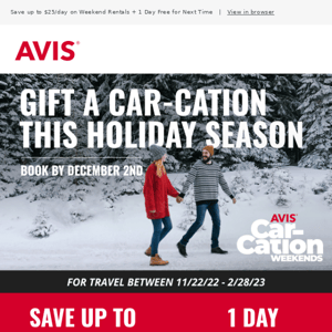 Spread Joy with a Car-Cation Holiday!