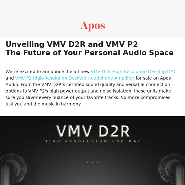 Unveiling VMV D2R and VMV P2: The Future of Your Personal Audio