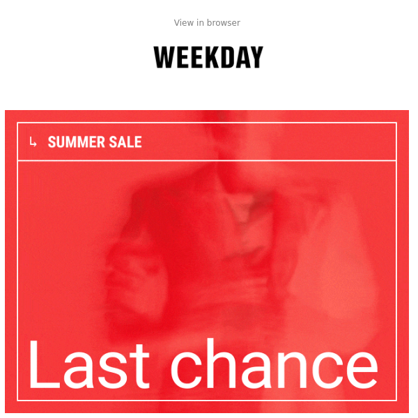 LAST CHANCE | EXTRA 20% OFF SALE