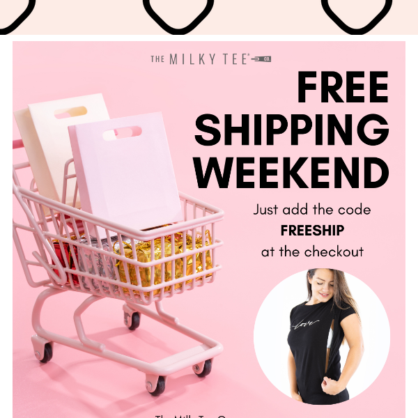 Free Shipping Weekend! 📮