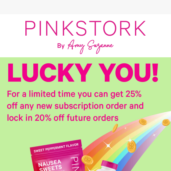 ✨Lucky You! Get 25% Off Your First Subscription!✨