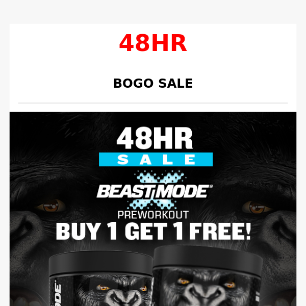 🔥 48HR Sale Beast Mode X BOGO