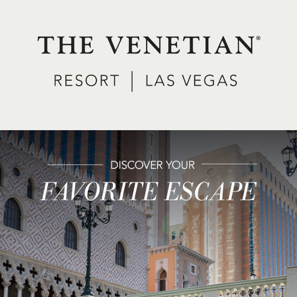 Your VIP Venetian Offer Is Here