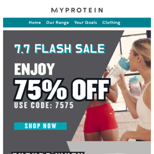 Final Call with 75% OFF