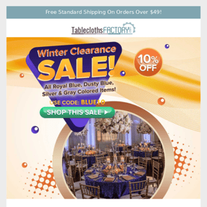 Winter Clearance Sale To Shake Off The Christmas Blues! ❄