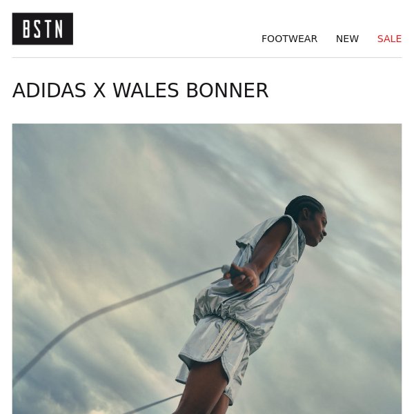 Sign up now | Adidas x Wales Bonner