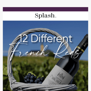 12 BOTTLE DAY: Fabulous French Reds 12-Pack!