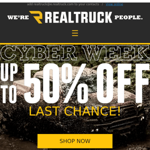Cyber Week deals end tomorrow!