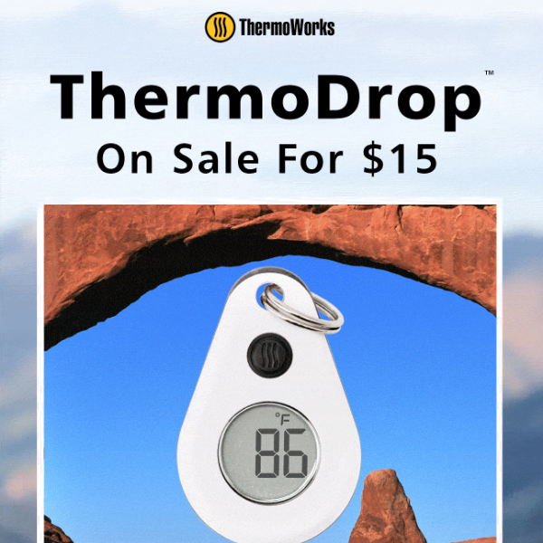 ThermoDrop® Zipper-Pull Thermometer