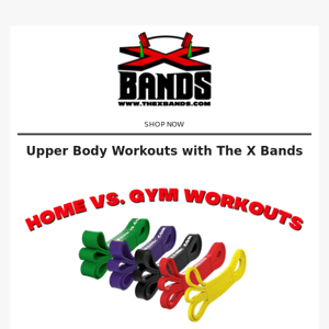 Get stronger arms with The X Bands! 💪