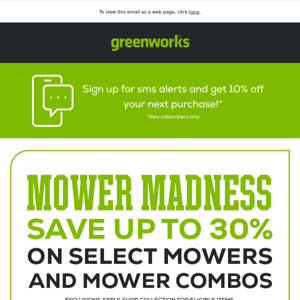 🚨 Mower Madness Is Here! 🚨