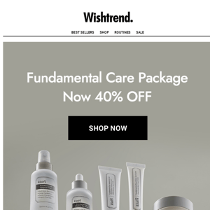 RENEWED💫Fundamental Care Package is now 40% off