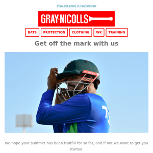 🏏 Give us a go - 15% off just for you!