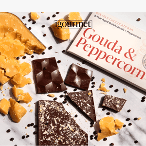 NEW! Gouda & Peppercorn Chocolate Bar 🍫 🧀