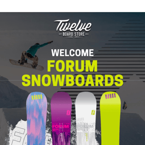 Forum Snowboards are back Twelve Board Store!