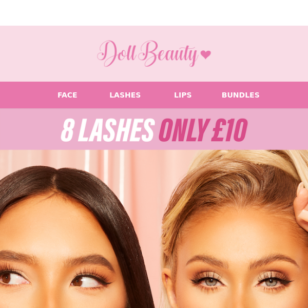 8 LASHES FOR £10 😱
